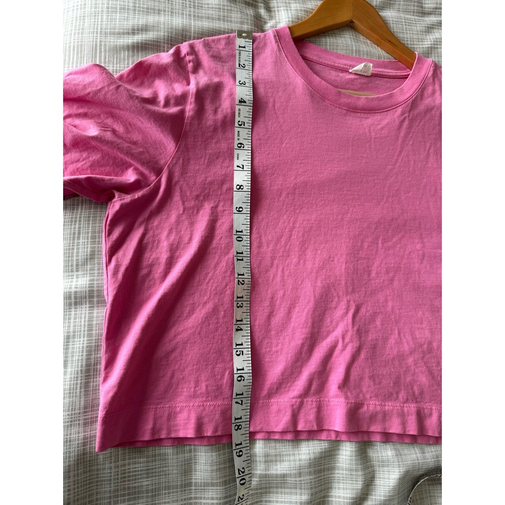 Wilfred Free Hot Pink Cropped Tshirt- women’s size M - Picture 5 of 5